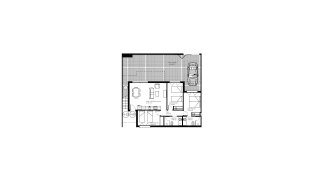 Bungalow floor plan, 2 bedrooms in RAMBLA BEACH IV No. 4