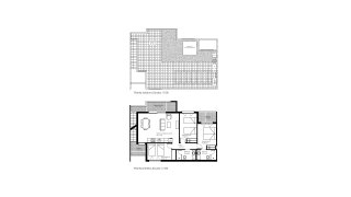 Bungalow floor plan, 2 bedrooms in RAMBLA BEACH IV No. 5